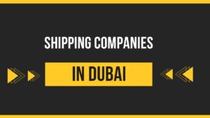 shipping companies in dubai