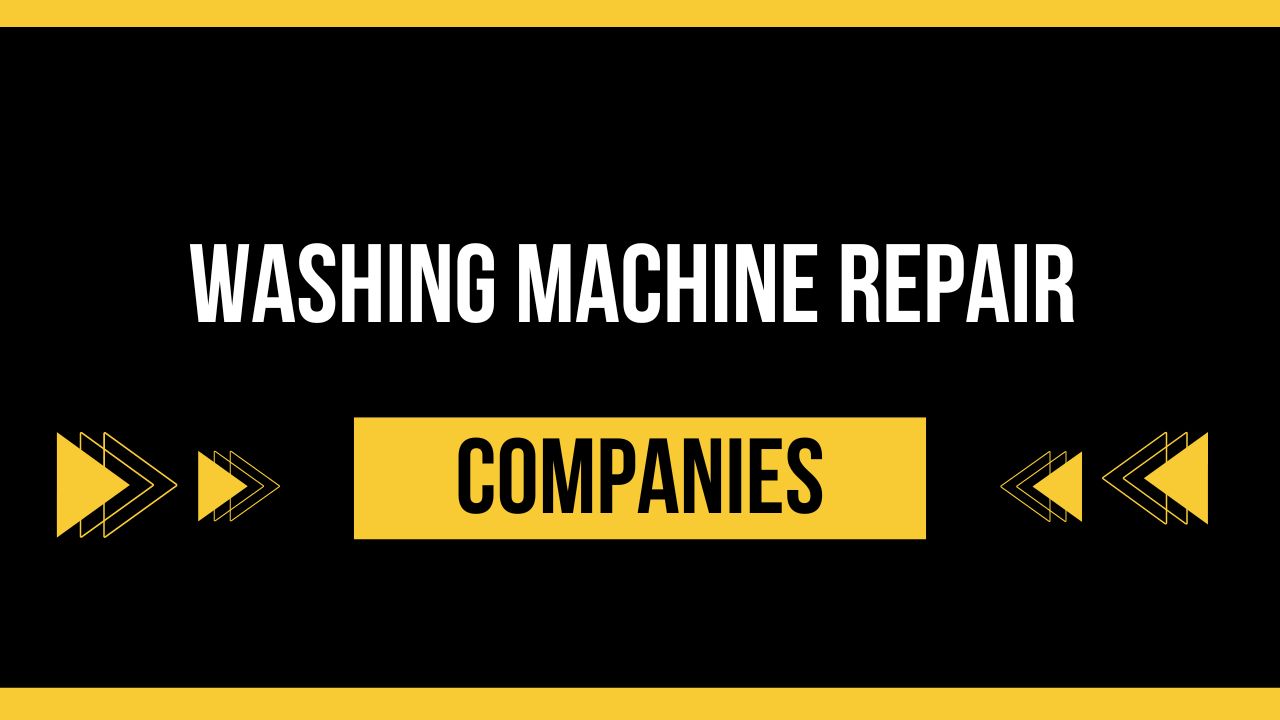 waching machine repair companies