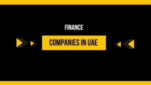 Finance Companies In UAE
